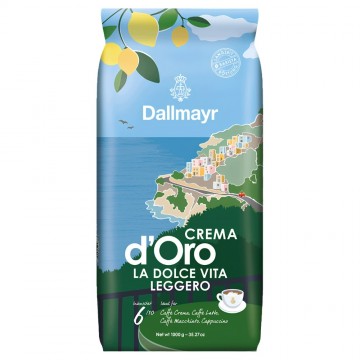 DALLMAYR LA DOLCE VITA LEGGERO kavos pupelės 1 kg